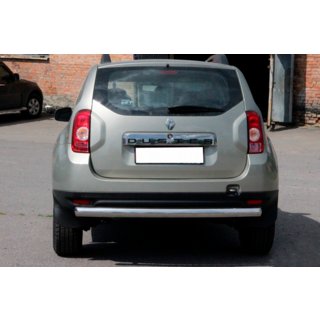 Rovný zadný ochranný rám (nerez) Renault Duster 2008–2017 fotografia 1