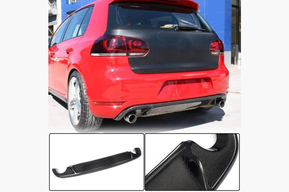 Volkswagen Golf 6 2008–2014 Difúzor zadného nárazníka V2 (pre GTI HB 2010-2013, karbón) Image