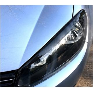 Obočie na svetlá (pre HB 2010-2013, carbon) Volkswagen Golf 6 2008–2014 fotografia 2