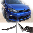 Volkswagen Golf 6 2008–2014 Lip lišta na predný nárazník Lip V3 (pre R HB 2010-2013, karbón) fotografia 1