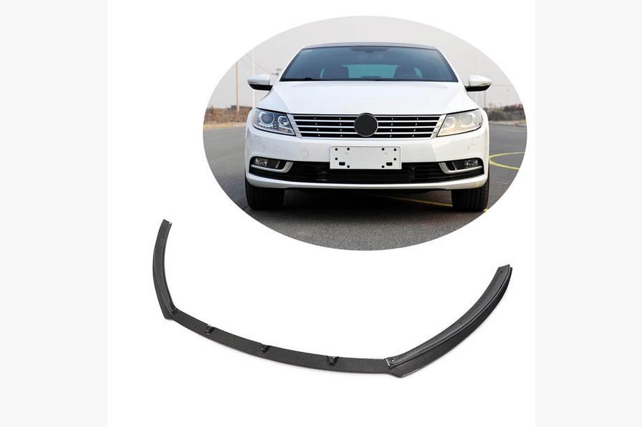 Volkswagen Passat CC 2008–2017 Nadstavec predného nárazníka Lip (pre 2012-2018, karbón) Fotografia 1