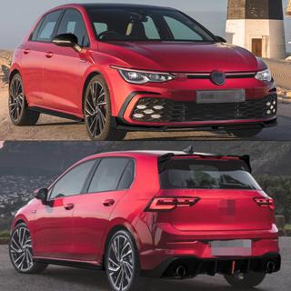 Body kit sada Carbon FullSet (pre GTI & R EU HB 2019-2024), karbón fotografia 2