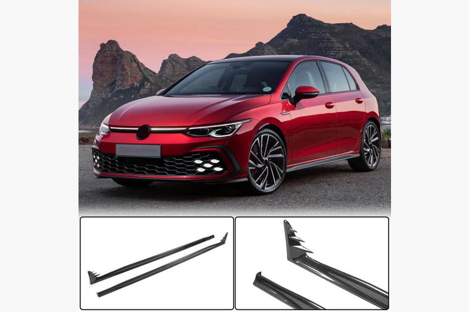 Volkswagen Golf 8 2019– Bočné prahy (pre GTI / R-Line HB, karbón) Image