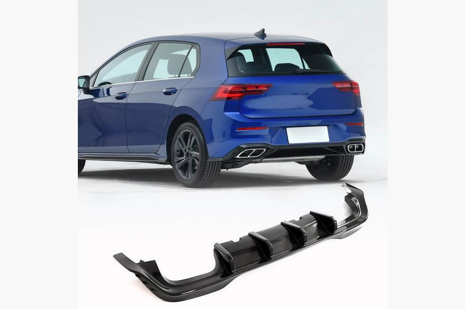 Volkswagen Golf 8 2019– Difúzor zadného nárazníka (pre R HB, karbón) Image
