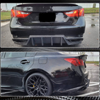 Lexus GS 2011–2020 Difúzor zadného nárazníka (pre F-Sport 2011-2015, karbón) fotografia 5