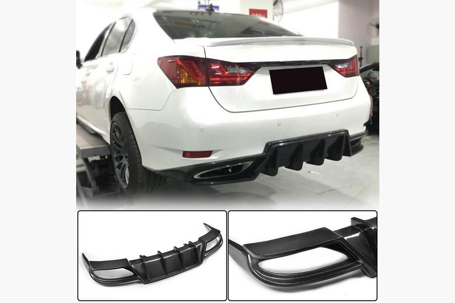 Lexus GS 2011–2020 Difúzor zadného nárazníka (pre F-Sport 2011-2015, karbón) Image