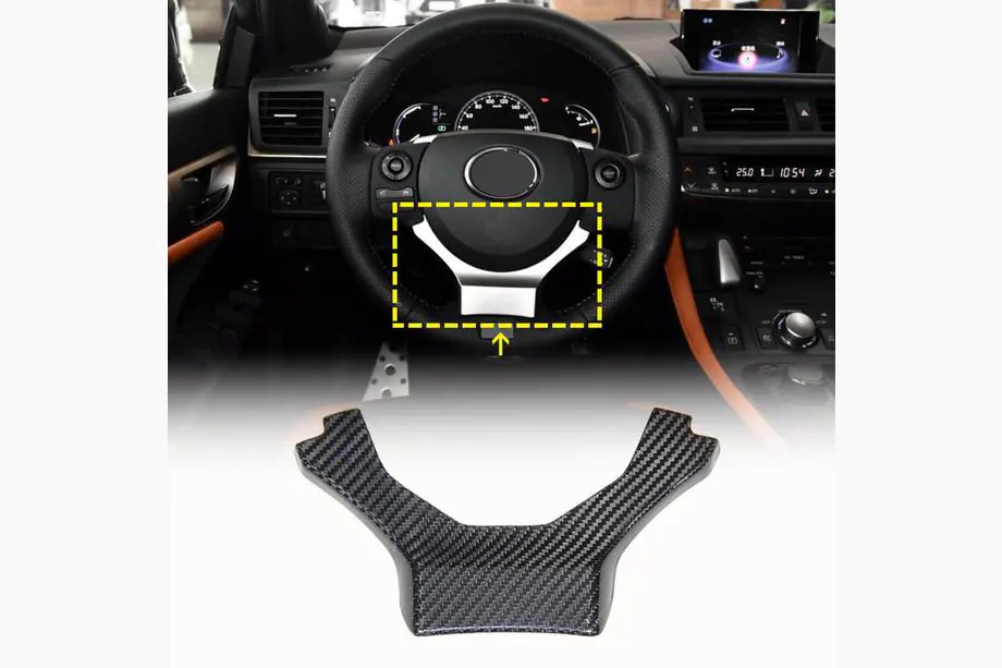 Lexus IS 2013– Kryt volantu (karbón) Image