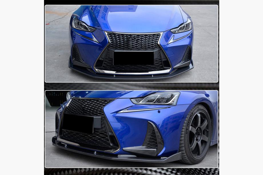 Lexus IS 2013– Lip spojler predného nárazníka (pre Base/F-Sport 2016-2020, karbón) Image