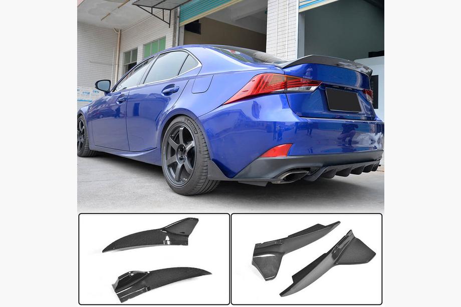 Lexus IS 2013– Karbonové lišty na zadný nárazník (pre Base/F-Sport 2016-2020) Image