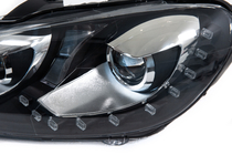 Volkswagen Golf 6 2008–2014 LED predné svetlomety s DRL (2 ks) fotografia 12