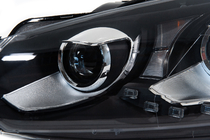 Volkswagen Golf 6 2008–2014 LED predné svetlomety s DRL (2 ks) fotografia 13