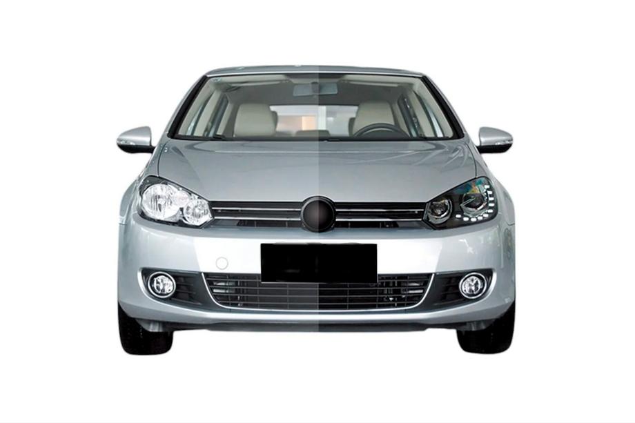 Volkswagen Golf 6 2008–2014 LED predné svetlomety s DRL (2 ks) Image