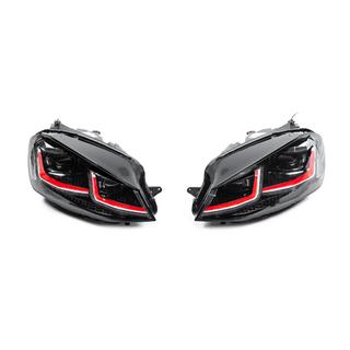 Predné svetlomety Red (2012-2017, 2 ks) Volkswagen Golf 7/E-Golf 2012–2020 fotografia 1