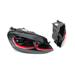 Predné svetlomety Red (2012-2017, 2 ks) Volkswagen Golf 7/E-Golf 2012–2020 fotografia 4
