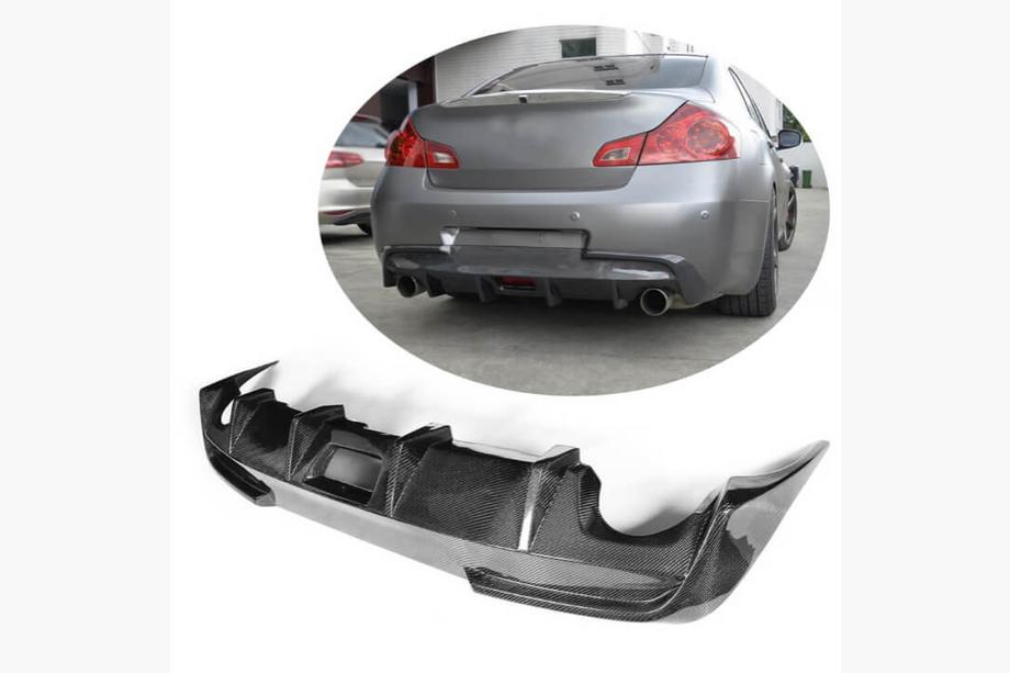 Infiniti G25/G35/37 (V36/CV36) 2006–2015 Carbon FullSet sada bodykitu (pre G37 SD 2009-2013, karbón) Fotografia 3