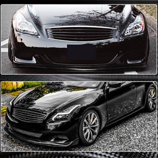 Predný splitter (lip) na nárazník (pre G37 Coupe 2009-2013, karbón) Infiniti G25/G35/37 (V36/CV36) 2006–2015 fotografia 3