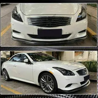 Predný splitter (lip) na nárazník (pre G37 Coupe 2009-2013, karbón) Infiniti G25/G35/37 (V36/CV36) 2006–2015 fotografia 4