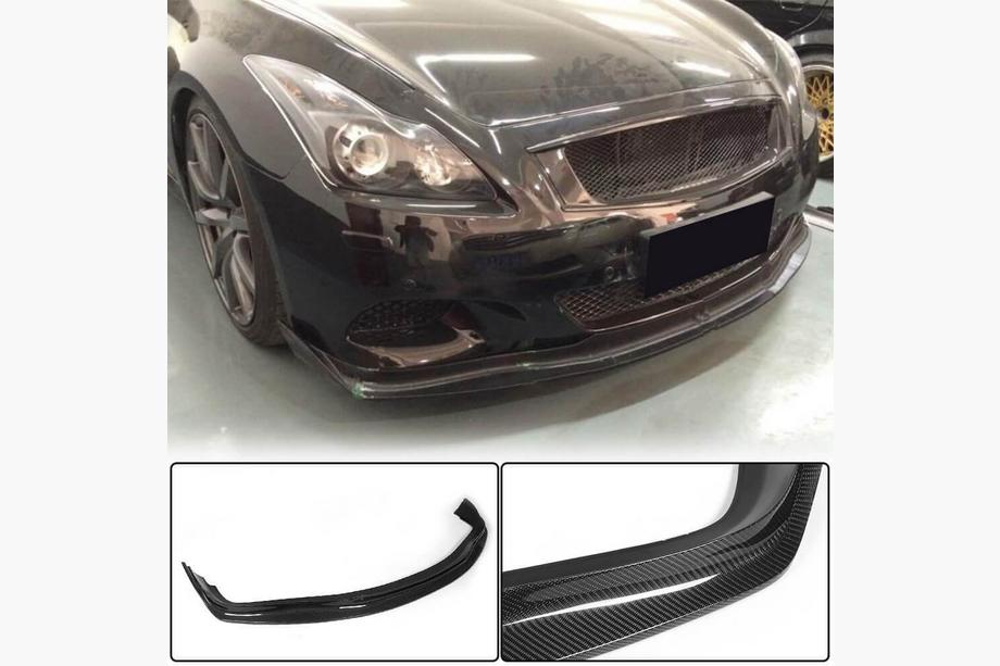 Infiniti G25/G35/37 (V36/CV36) 2006–2015 Predný splitter (lip) na nárazník (pre G37 Coupe 2009-2013, karbón) Image
