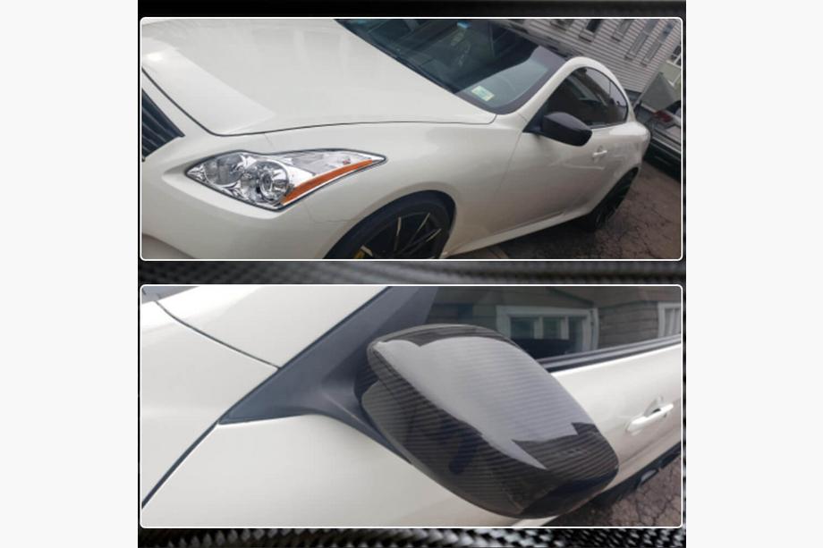 Infiniti G25/G35/37 (V36/CV36) 2006–2015 Kryty zrkadiel (karbón) Fotografia 5
