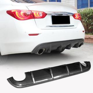 Difúzor zadného nárazníka V1 (pre Q50 Base/Sport 2014-2017, karbón) Infiniti Q50/Q60 2013–2024 fotografia 1