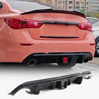 Difúzor zadného nárazníka V2 (pre Q50 Base/Sport 2014-2017, karbón) Infiniti Q50/Q60 2013–2024 fotografia 1