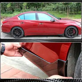 Lapače nečistôt (pre Q50 Base/Sport 2014-2017, karbón) Infiniti Q50/Q60 2013–2024 fotografia 3