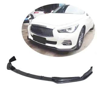 Lipa predného nárazníka Lip V1 (pre Q50 Base 2014-2017, karbón) Infiniti Q50/Q60 2013–2024 fotografia 1