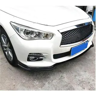 Lipa predného nárazníka Lip V1 (pre Q50 Base 2014-2017, karbón) Infiniti Q50/Q60 2013–2024 fotografia 3