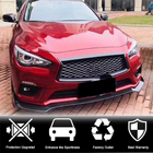Infiniti Q50/Q60 2013–2024 Lip na predný nárazník Lip V1 (pre Q50 Base 2018-2023, karbón) fotografia 3