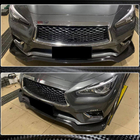 Infiniti Q50/Q60 2013–2024 Lip na predný nárazník Lip V1 (pre Q50 Base 2018-2023, karbón) fotografia 5