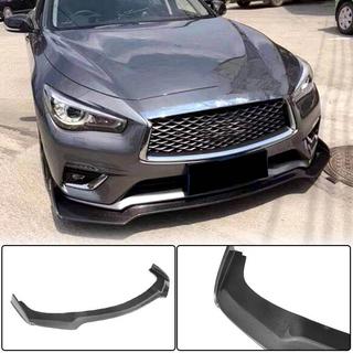 Lip na predný nárazník Lip V1 (pre Q50 Base 2018-2023, karbón) Infiniti Q50/Q60 2013–2024 fotografia 2