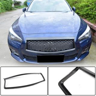 Rámček masky chladiča (pre Q50 Base/Sport 2014-2017, karbón) Infiniti Q50/Q60 2013–2024 fotografia 1
