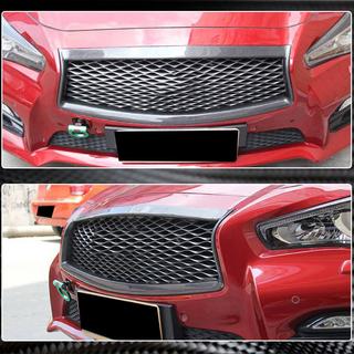 Rámček masky chladiča (pre Q50 Base/Sport 2014-2017, karbón) Infiniti Q50/Q60 2013–2024 fotografia 4