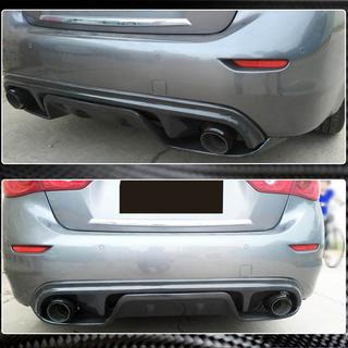 Difúzor zadného nárazníka V3 (pre Q50 Base/Sport 2014-2017, karbón) Infiniti Q50/Q60 2013–2024 fotografia 3