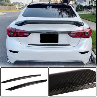 Karbonové lišty na veko kufra (pre Q50 Base/Sport 2014-2017, Carbon) Infiniti Q50/Q60 2013–2024 fotografia 1