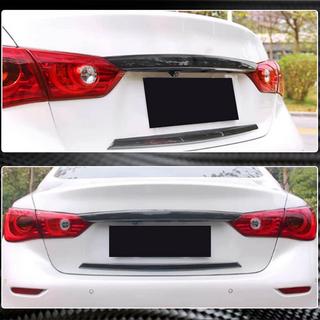 Karbonové lišty na veko kufra (pre Q50 Base/Sport 2014-2017, Carbon) Infiniti Q50/Q60 2013–2024 fotografia 4