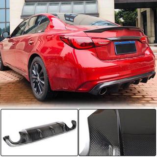 Difúzor zadného nárazníka V2 (pre Q50 Base/Sport 2018-2023, karbón) Infiniti Q50/Q60 2013–2024 fotografia 1