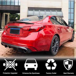 Difúzor zadného nárazníka V2 (pre Q50 Base/Sport 2018-2023, karbón) Infiniti Q50/Q60 2013–2024 fotografia 2