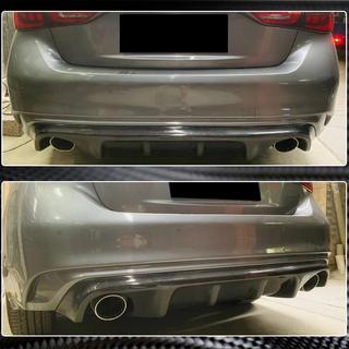 Difúzor zadného nárazníka V2 (pre Q50 Base/Sport 2018-2023, karbón) Infiniti Q50/Q60 2013–2024 fotografia 4