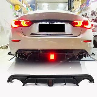 Difúzor zadného nárazníka V4 (pre Q50 Base/Sport 2014-2017, karbón) Infiniti Q50/Q60 2013–2024 fotografia 1