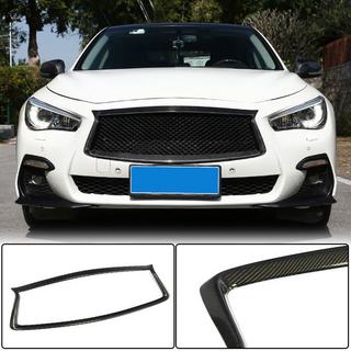 Karbonový rámček masky chladiča (pre Q50 2018-2022) Infiniti Q50/Q60 2013–2024 fotografia 2