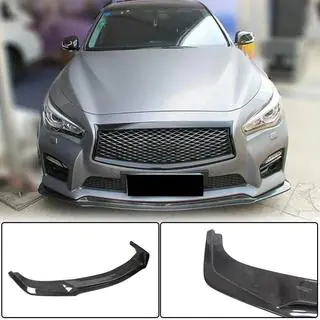 Lip na predný nárazník Lip V1 (pre Q50 Sport 2014-2017, karbón) Infiniti Q50/Q60 2013–2024 fotografia 1