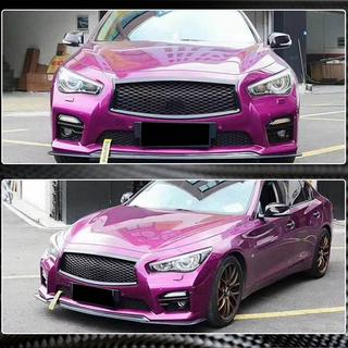Lip na predný nárazník Lip V1 (pre Q50 Sport 2014-2017, karbón) Infiniti Q50/Q60 2013–2024 fotografia 3