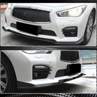Karbonová lišta na predný nárazník Lip V2 (pre Q50 Sport 2014-2017, Carbon) Infiniti Q50/Q60 2013–2024 fotografia 4