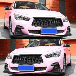 Lip na predný nárazník Lip V1 (pre Q50 Sport 2018-2022, karbón) Infiniti Q50/Q60 2013–2024 fotografia 2