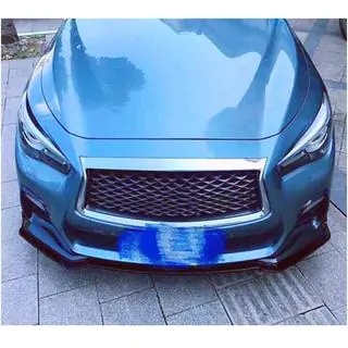 Lip na predný nárazník Lip V1 (pre Q50 Sport 2018-2022, karbón) Infiniti Q50/Q60 2013–2024 fotografia 3