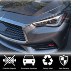Infiniti Q50/Q60 2013–2024 Mračítka na svetlá (pre Q60 2016-2022, karbón) fotografia 4