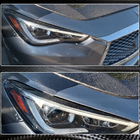 Infiniti Q50/Q60 2013–2024 Mračítka na svetlá (pre Q60 2016-2022, karbón) fotografia 5