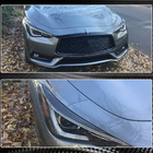 Infiniti Q50/Q60 2013–2024 Mračítka na svetlá (pre Q60 2016-2022, karbón) fotografia 6