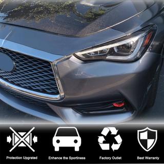 Mračítka na svetlá (pre Q60 2016-2022, karbón) Infiniti Q50/Q60 2013–2024 fotografia 4